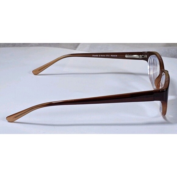 Parade Q Series 1711 Peach Women's Eyeglasses 52-16 135 FRAMES ONLY - Picture 2 of 13